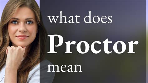 proctor in tagalog